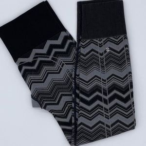 black and gray lululemon leggings 0-2